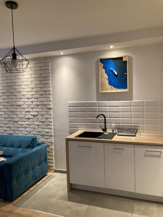 Blue Apartment In Vibrant Heart Of Gdynia Bagian luar foto